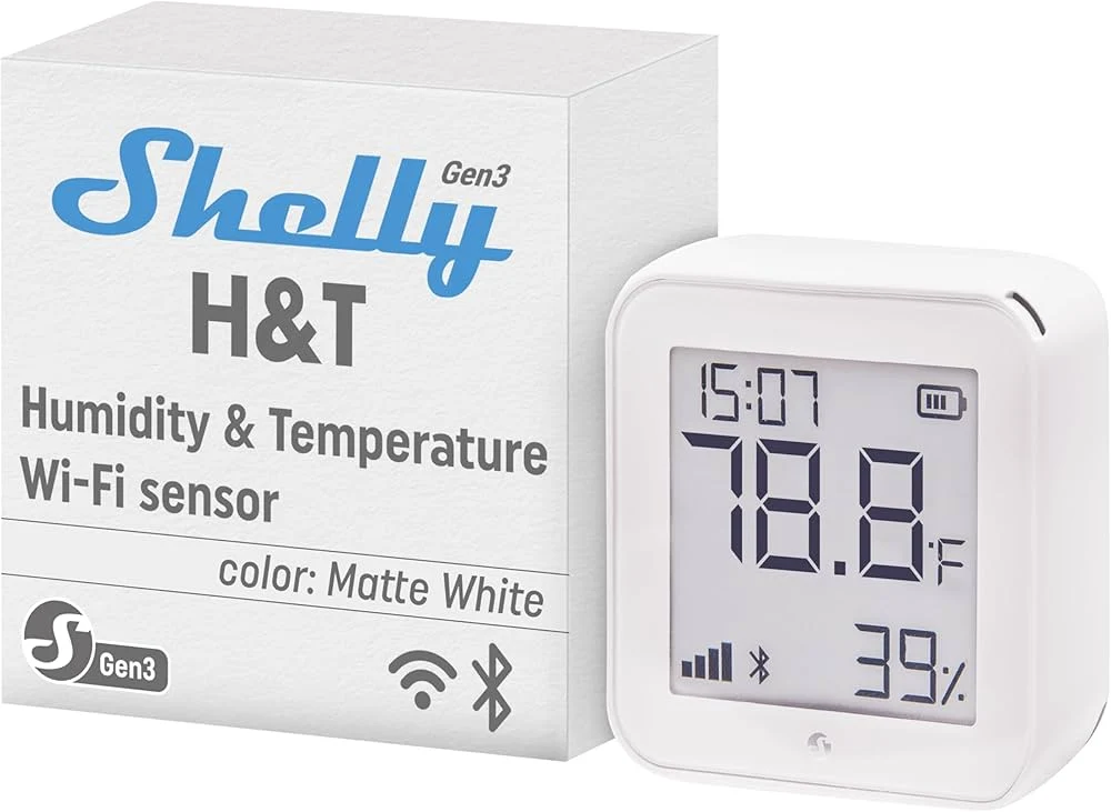 Shelly H&T Gen 3 Matte White