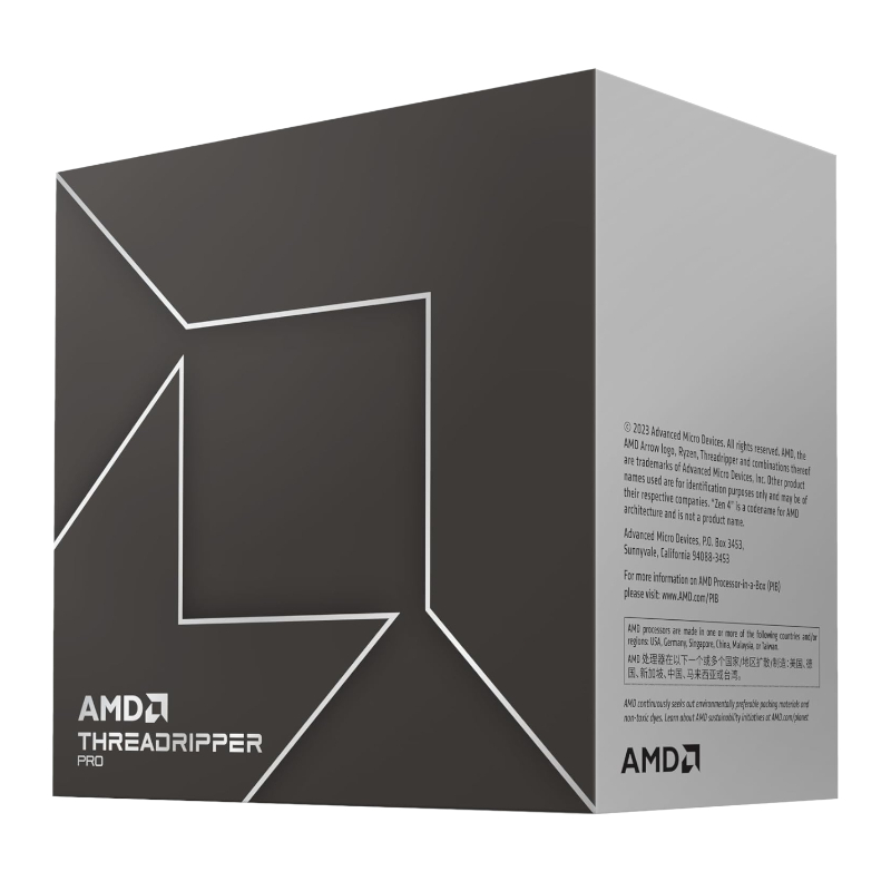 100-100000453WOF_wr_01a AMD RYZEN Threadripper Pro 7975WX 4.0Ghz 32-Core CPU
