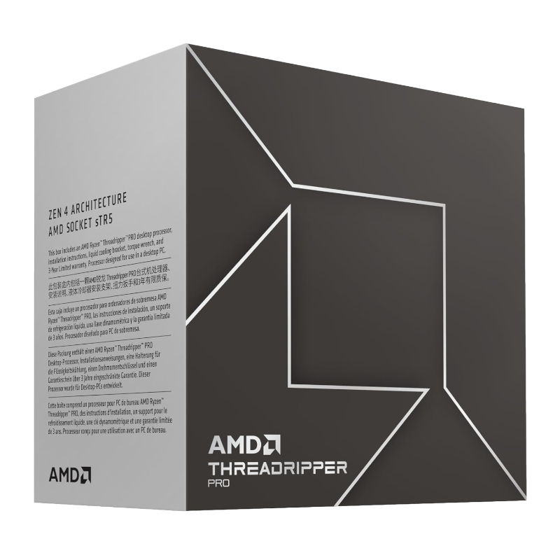 100-100000453WOF_wr_02a AMD RYZEN Threadripper Pro 7975WX 4.0Ghz 32-Core CPU