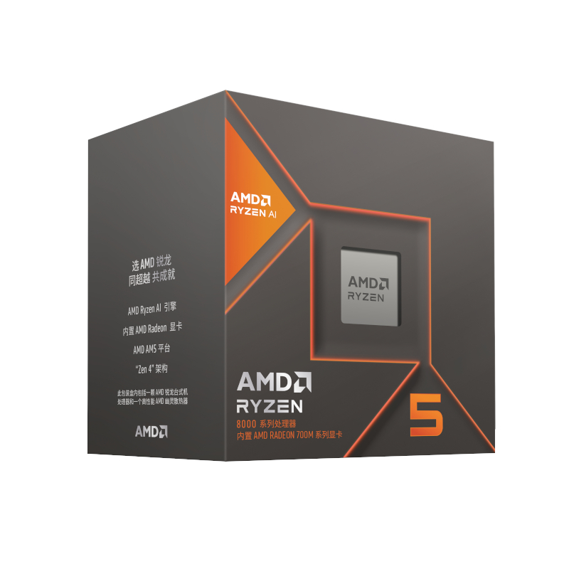 100-100001237BOX_wr_01 AMD RYZEN 5 8600G 6-CORE 4.3GHZ AM5 CPU