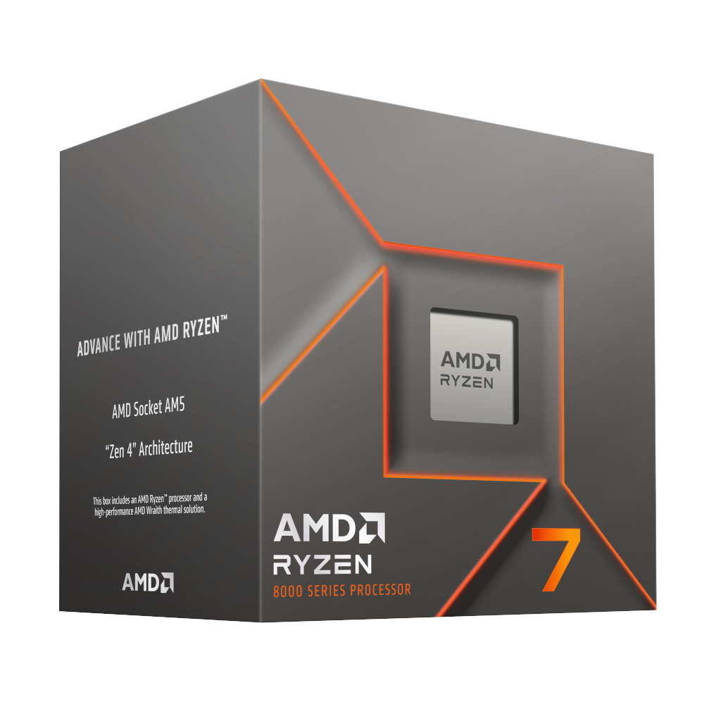 100-100001590BOX_wr_01 AMD RYZEN 7 8700F 8-Core 4.1GHZ AM5 CPU