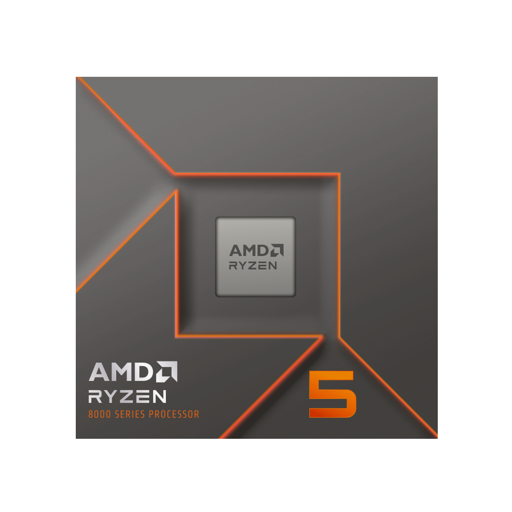 100-100001591BOX_wr_03a AMD RYZEN 5 8400F 6-Core 4.2GHZ AM5 CPU