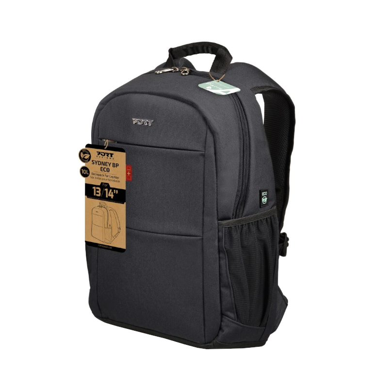 135073_wr_02 Port Designs ECO Sydney 15.6" Backpack - Black