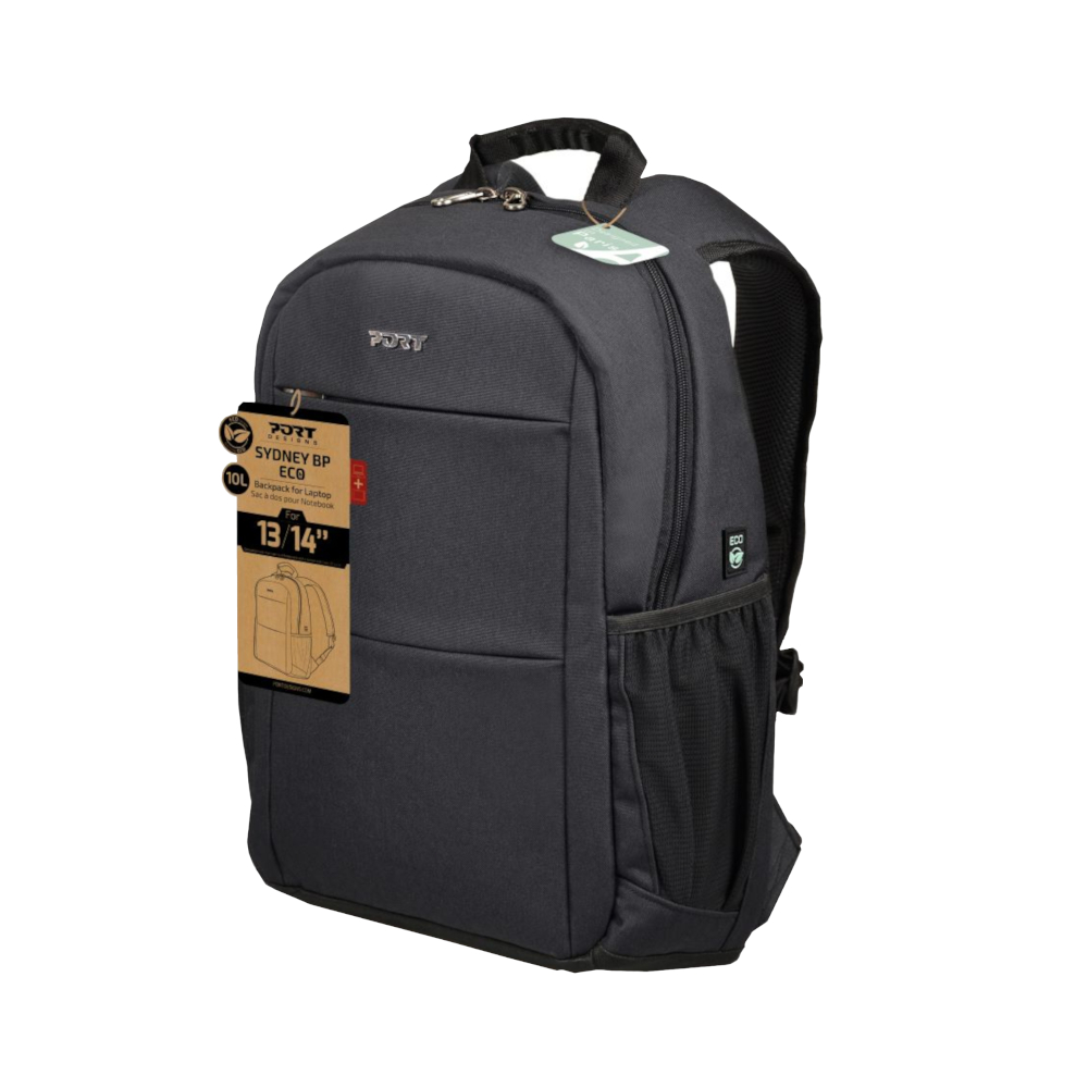 135174_wr_05 Port Designs ECO Sydney 13/14" Backpack - Black