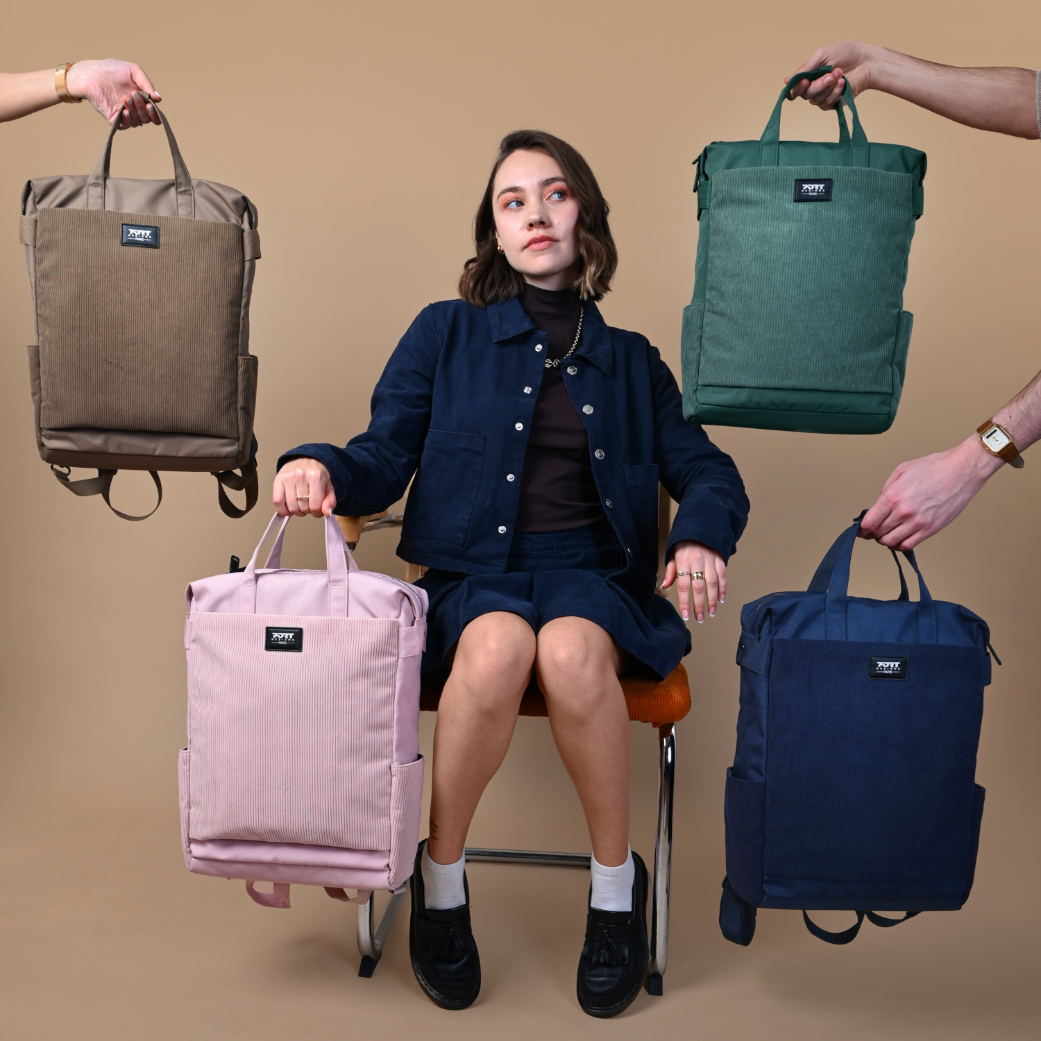 Port Designs Milano II ECO 14/16″ Totepack – Desert Brown