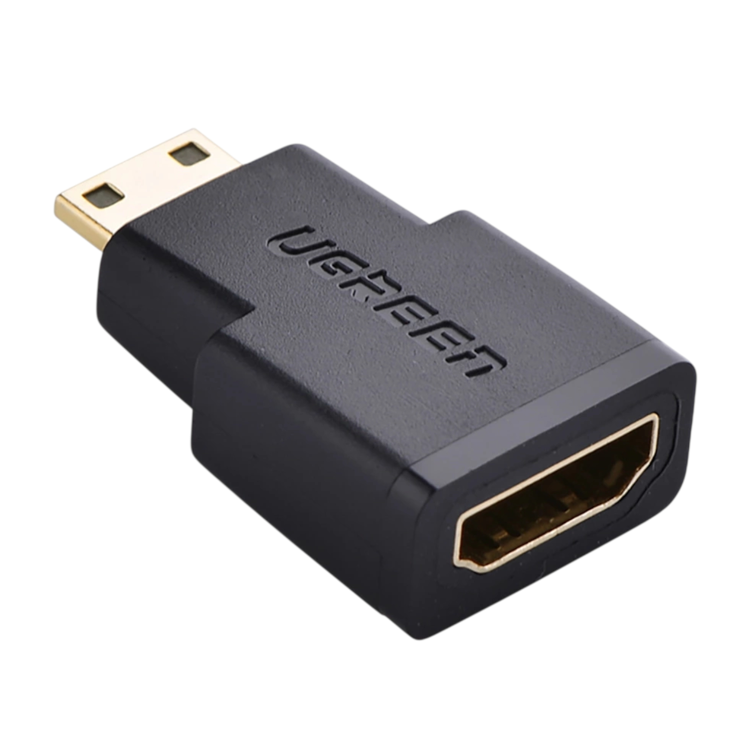 20101-20101_UGreen-20101-20101-Mini-HDMI-to-HDMI-Adapter-Black_wr_01 UGREEN 20101-20101 Mini HDMI to HDMI Adapter - Black