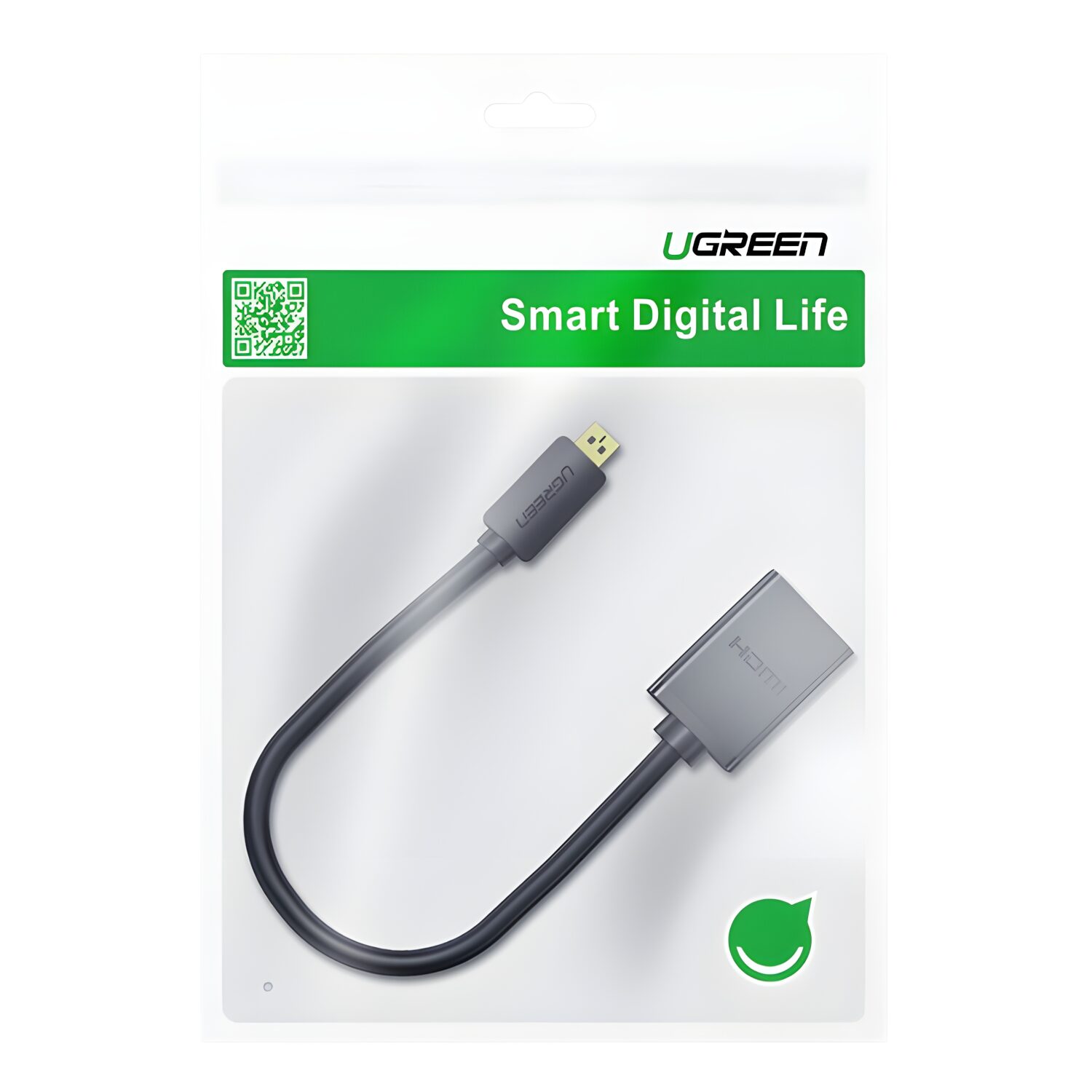20134-20134-wr-04a UGREEN 20134-20134 Micro HDMI Male to HDMI Female Adapter - Black