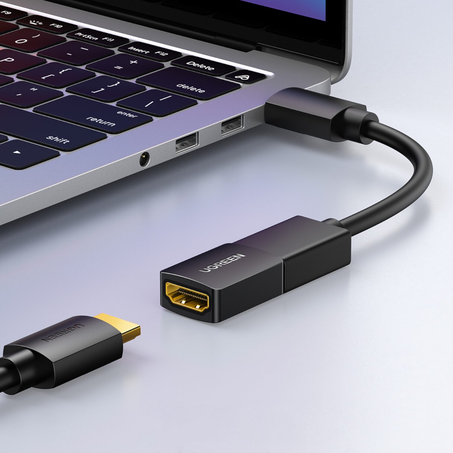 2107-2107-wr-05 UGREEN 20107-20107 HDMI Female to Female Adapter - Black