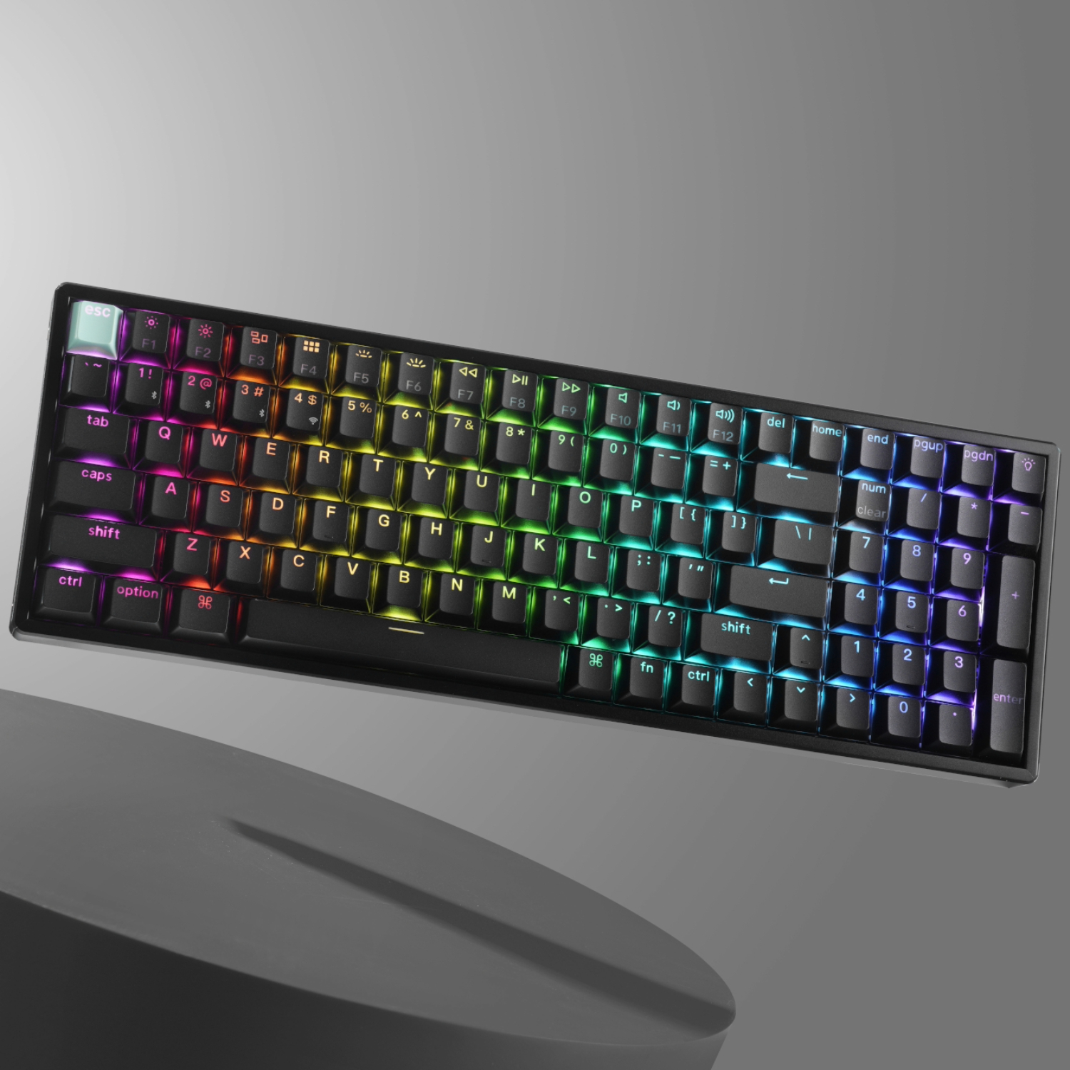 4894979016683_K4H-J1_wr-10 Keychron K4 HE 96% Magnetic Switch Hot-Swap RGB Wireless Keyboard – Black