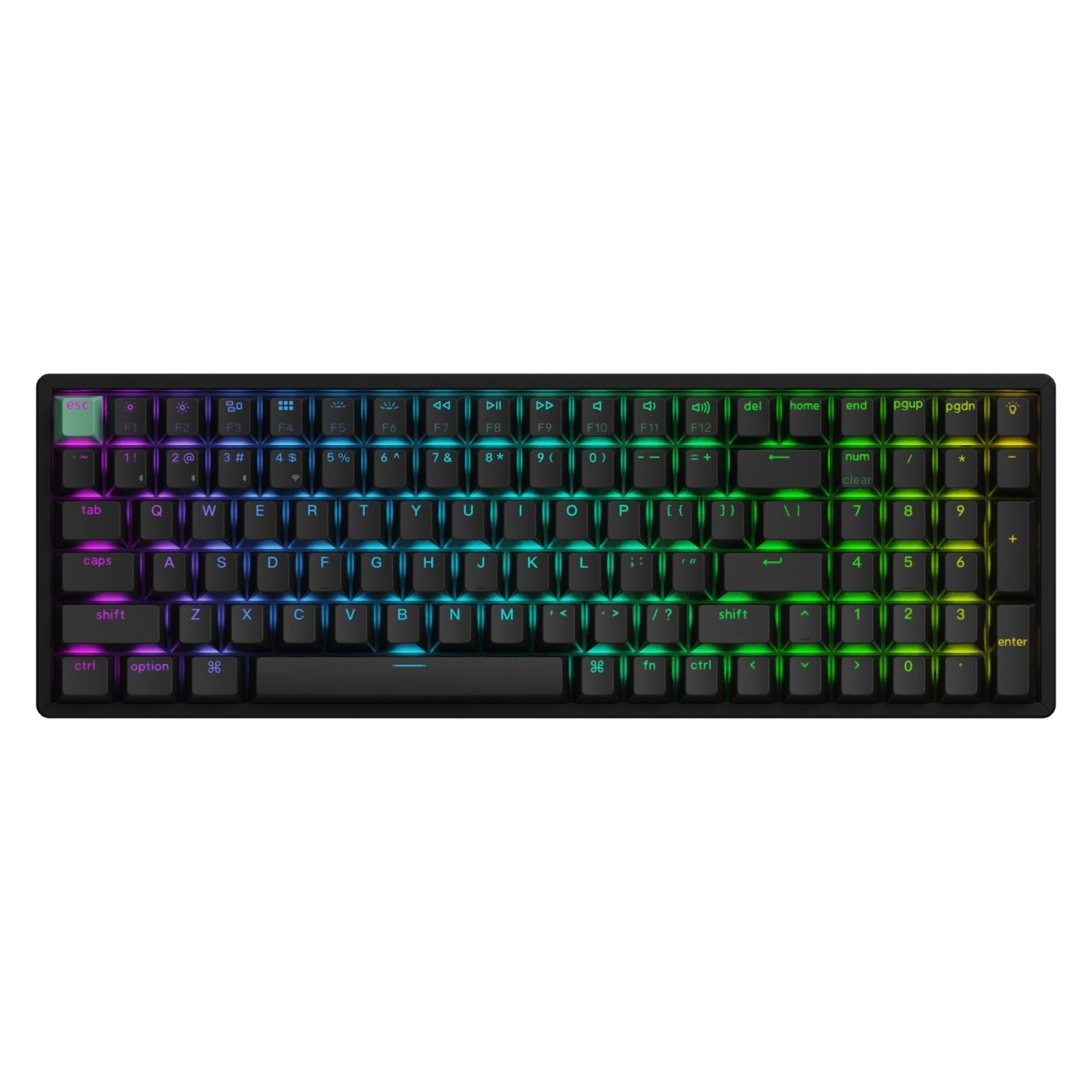 4894979016683_K4H-J1_wr-2 Keychron K4 HE 96% Magnetic Switch Hot-Swap RGB Wireless Keyboard – Black
