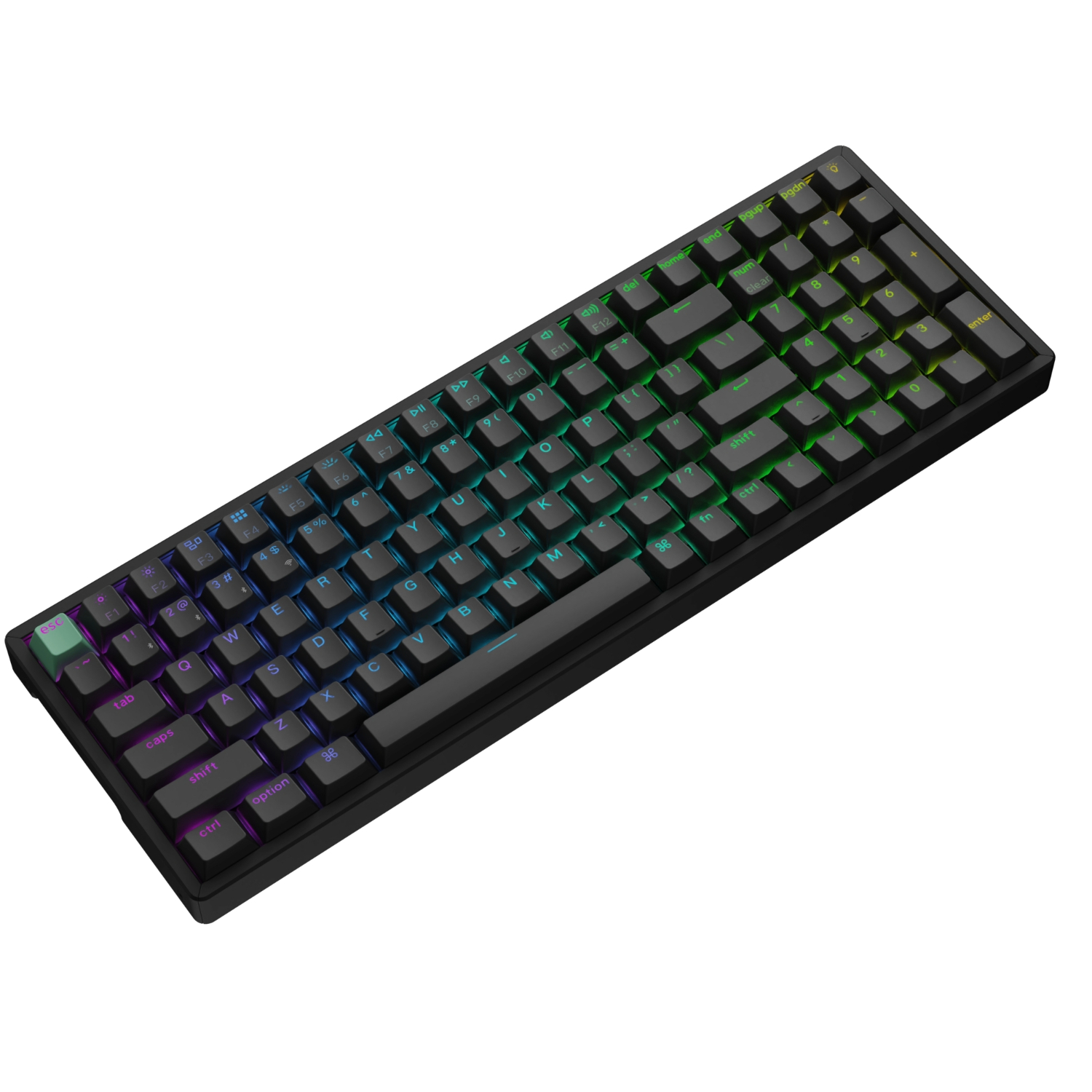 4894979016683_K4H-J1_wr-6 Keychron K4 HE 96% Magnetic Switch Hot-Swap RGB Wireless Keyboard – Black