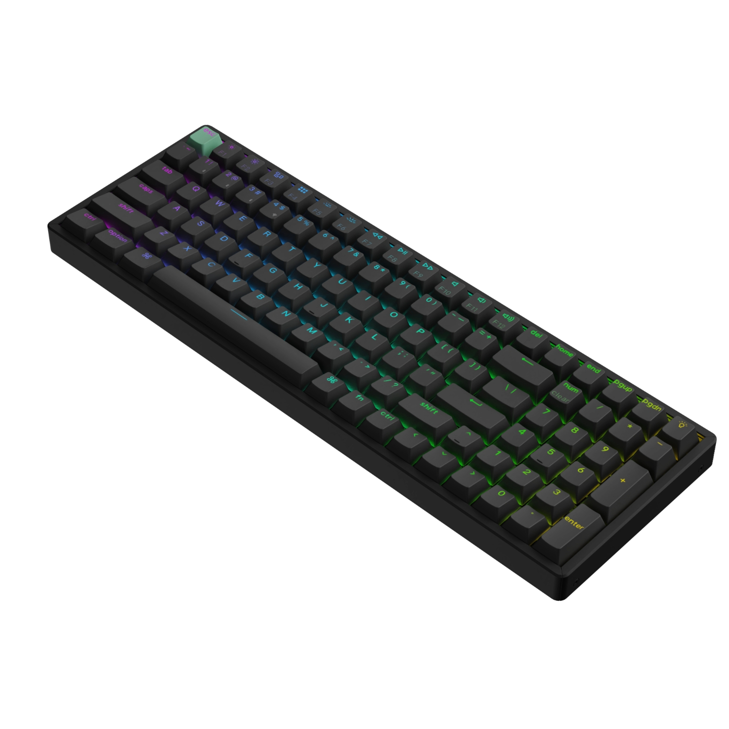 4894979016683_K4H-J1_wr-7 Keychron K4 HE 96% Magnetic Switch Hot-Swap RGB Wireless Keyboard – Black