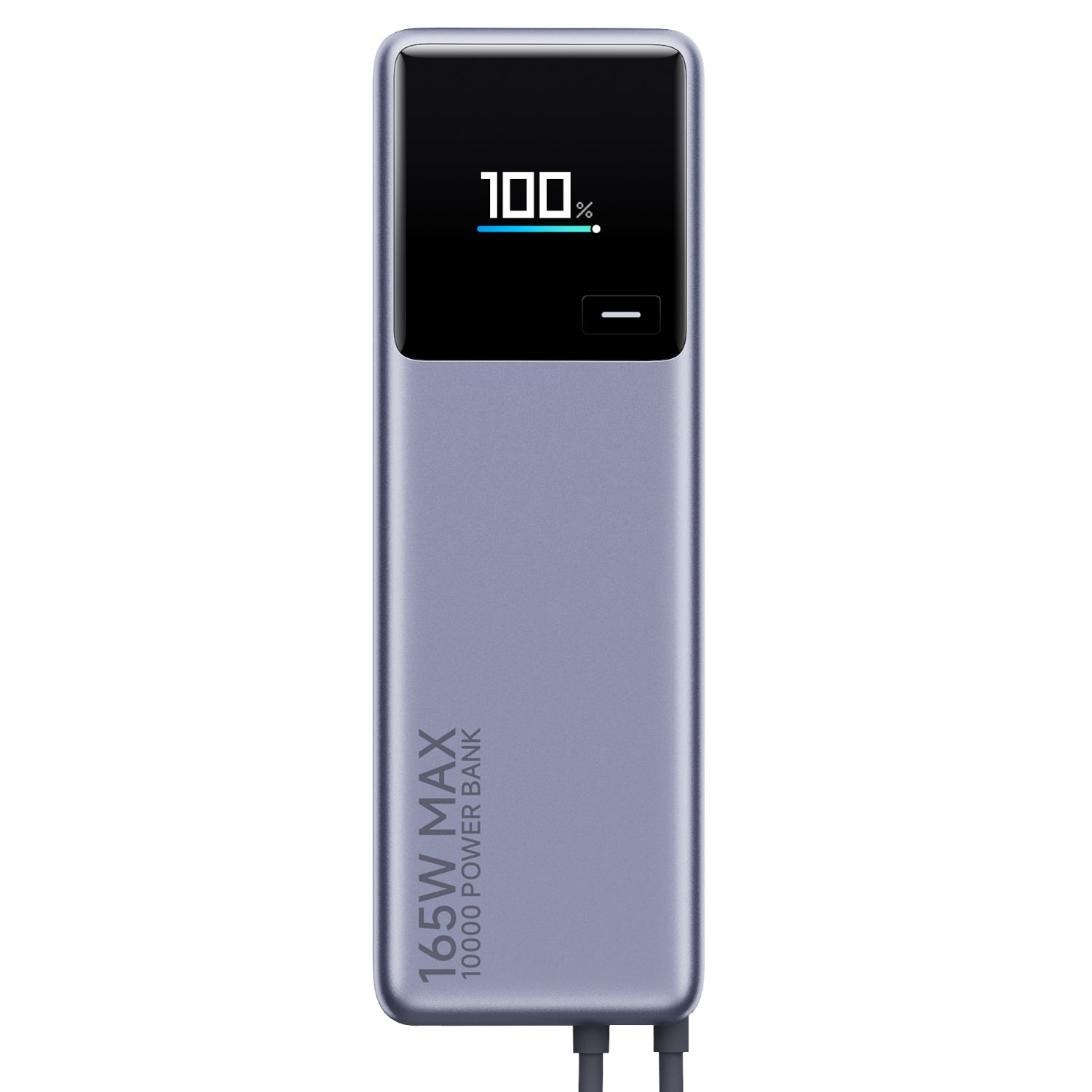 6941812743614_BHR9361_Front Xiaomi 165W Power Bank 10000mAh (Integrated Cable)-Silver