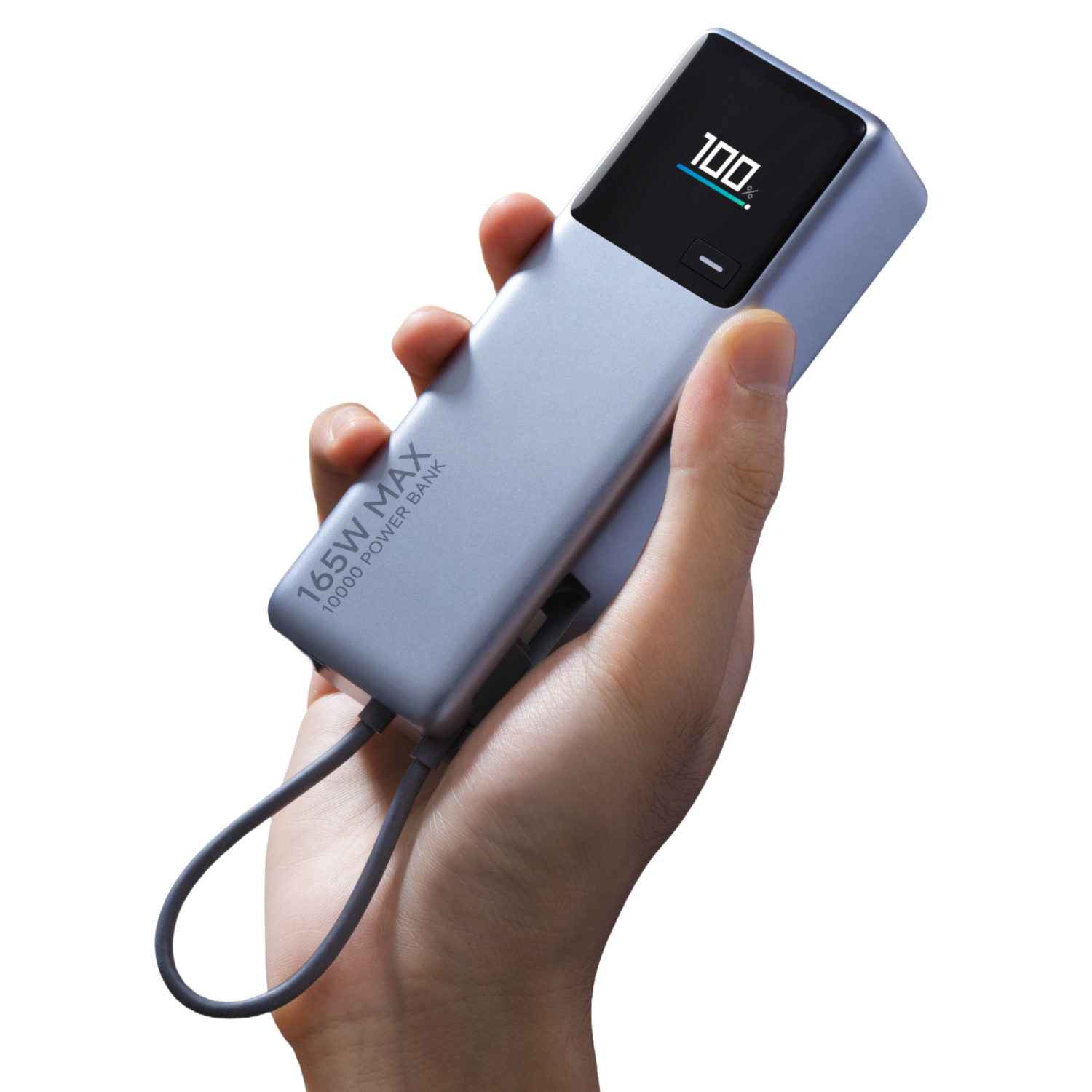 6941812743614_BHR9361_sr02 Xiaomi 165W Power Bank 10000mAh (Integrated Cable)-Silver