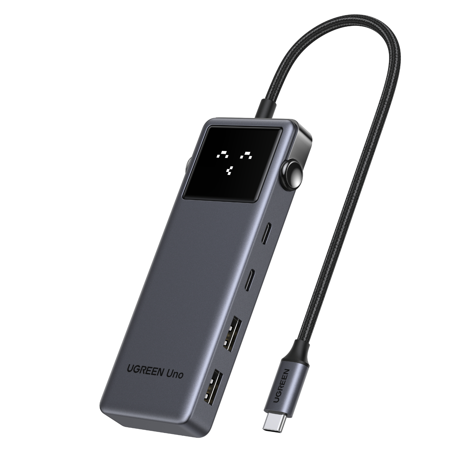 6941876239986_CM888-35998 UGREEN 6-in-1 Type-C Hub with 4K HDMI, 100W PD and 10Gbps USB Ports – Grey