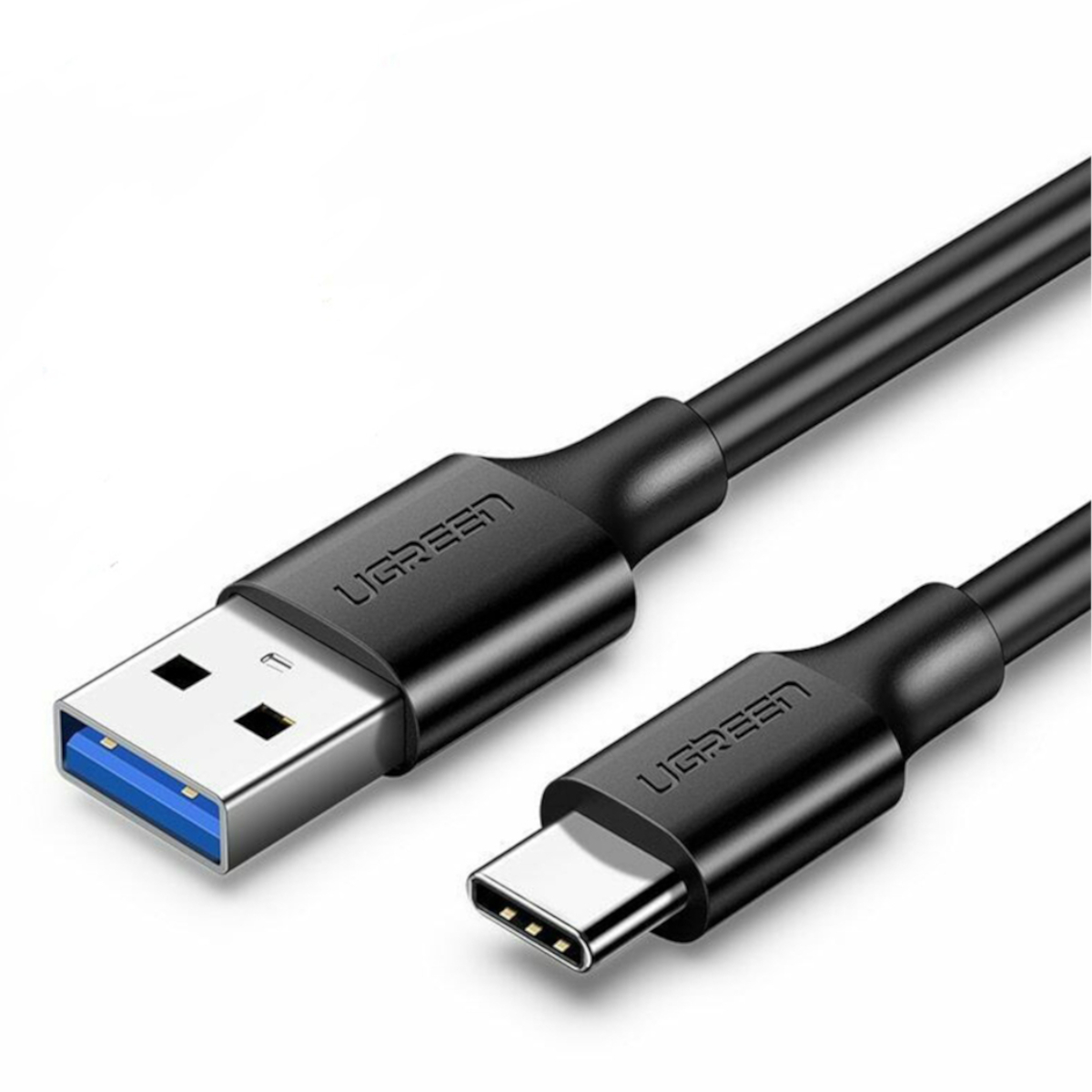 6957303828845_US184-20884-1 UGREEN Type-C to USB 3.0 Cable 2m – Fast Charging 3A, 5Gbps Sync – Black