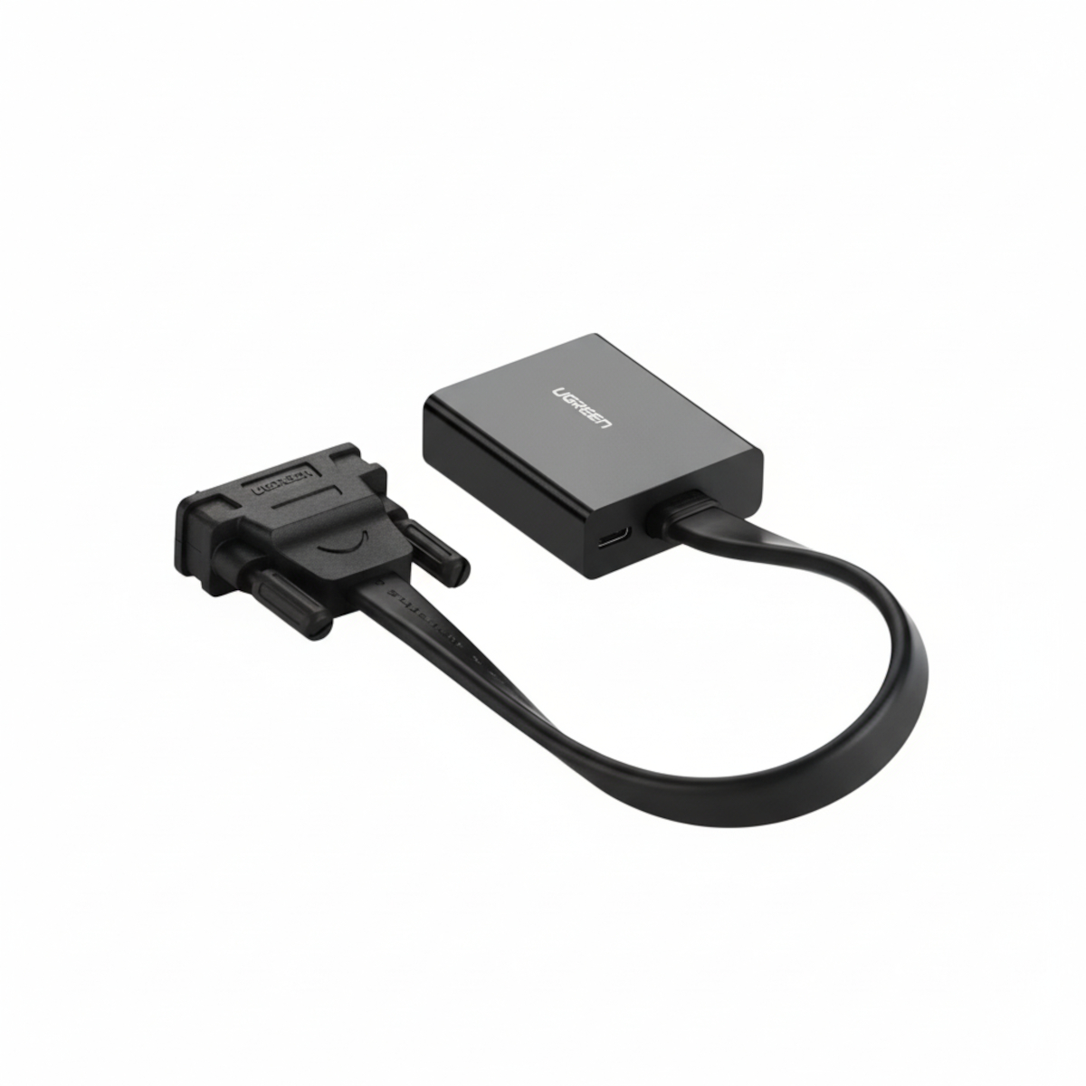 6957303842599_MM108-40259_01 UGREEN DVI-D 24+1 to VGA Active Video Adapter (Male to Female) – Black