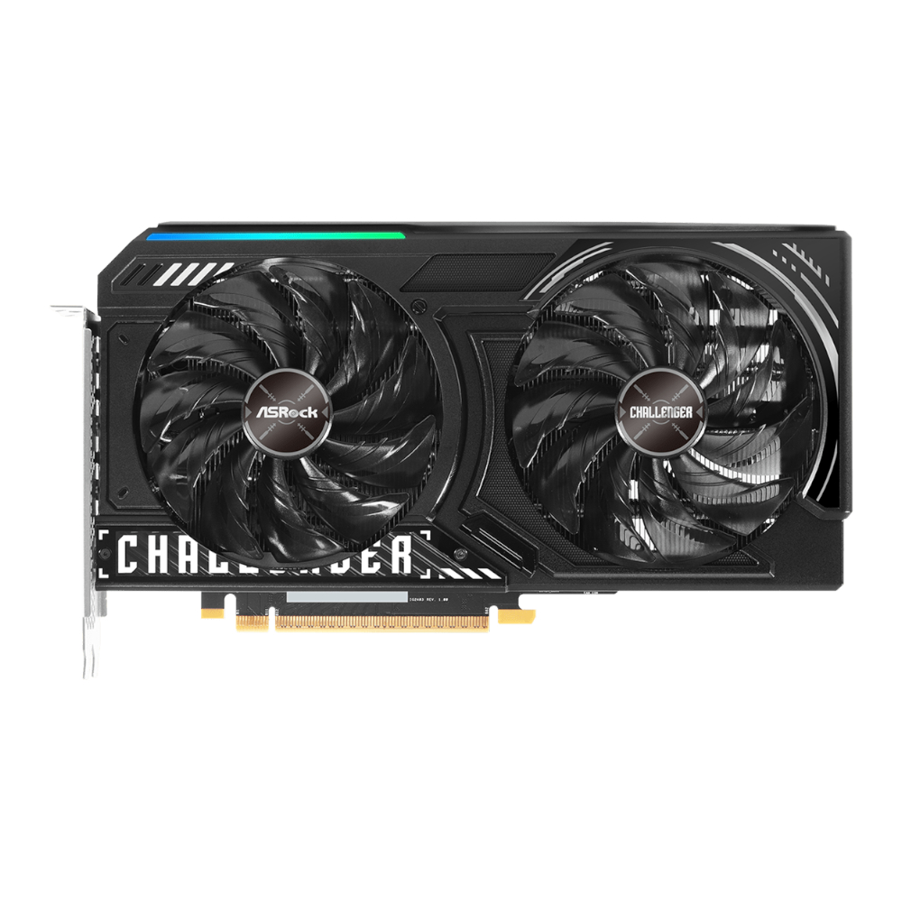 90-GA5LZZ-00UANF_wr_02a ASRock Intel Arc B580 Challenger OC 12GB GDDR6 192-BIT Graphics Card