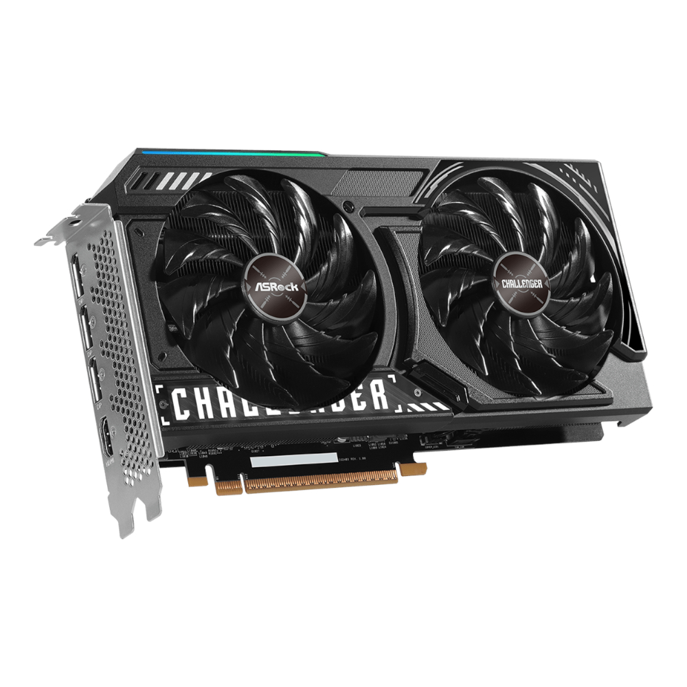 90-GA5LZZ-00UANF_wr_06a ASRock Intel Arc B580 Challenger OC 12GB GDDR6 192-BIT Graphics Card