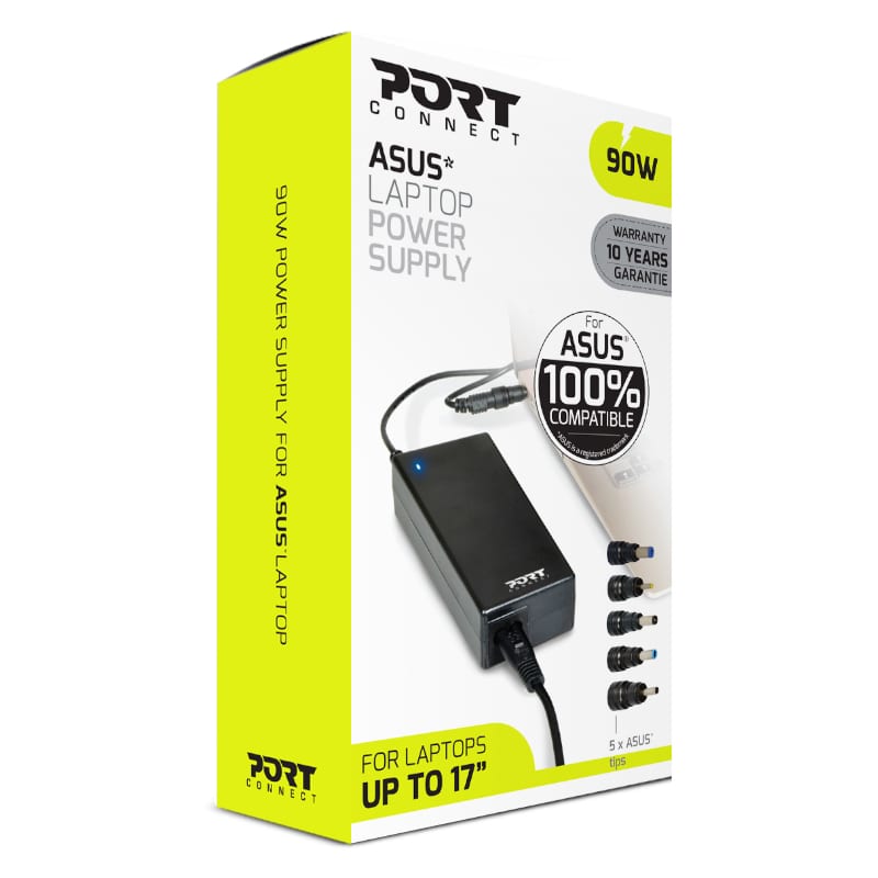 900007-AS_wr_01 Port Connect 90W Notebooks Adapter Asus