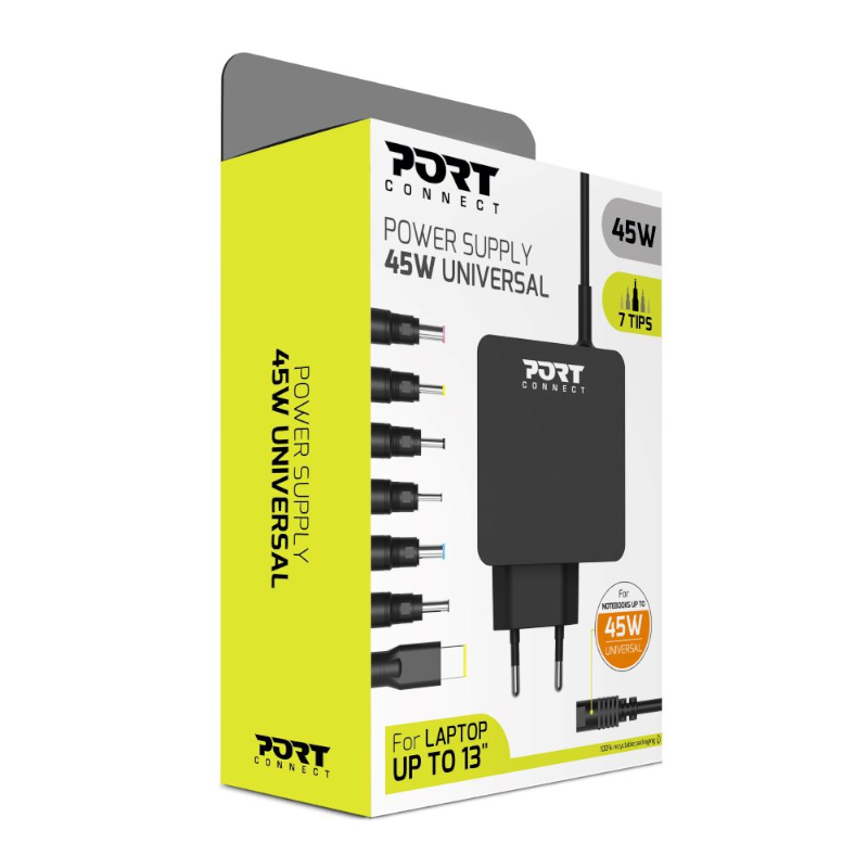 900090B_wr_01 Port Connect 45W Universal Notebook Adapter