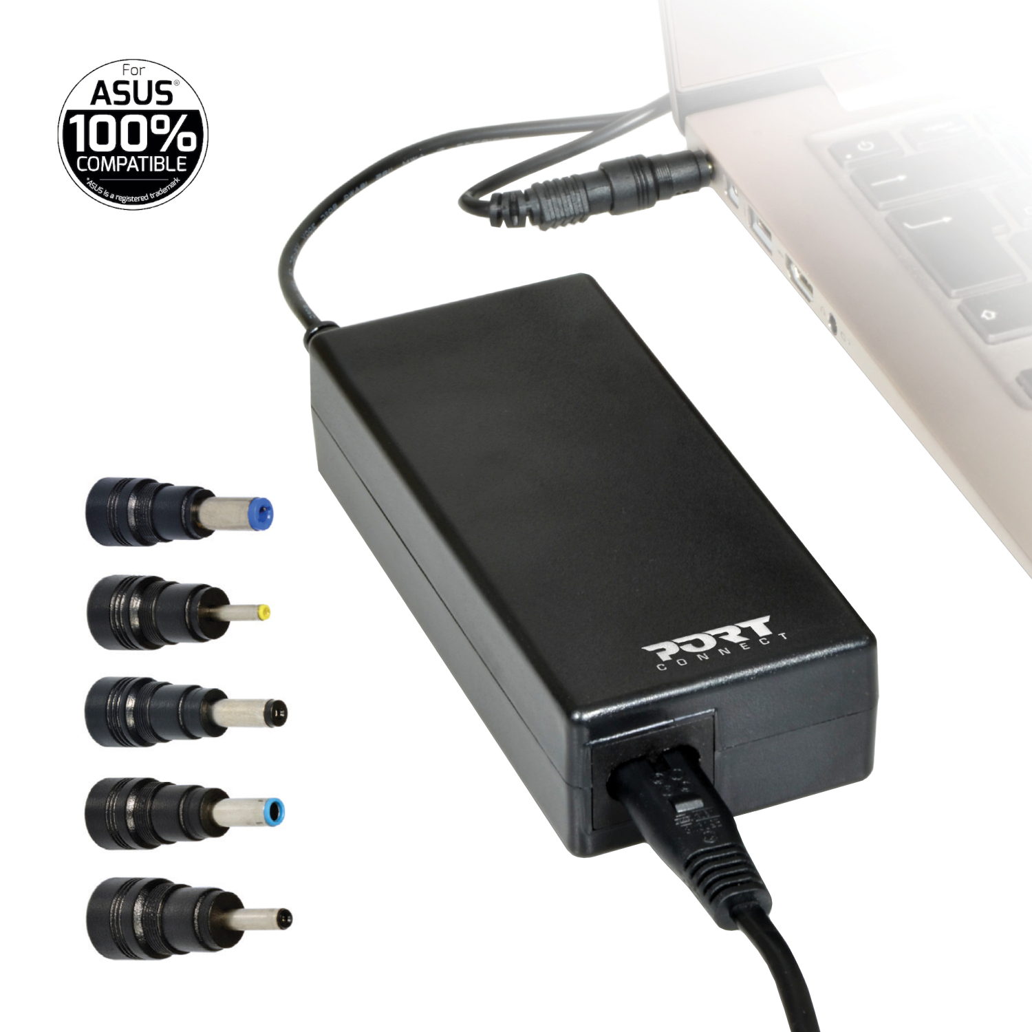 900093-AS_Port-Power-Supply-65W-Asus_wr_01a Port Connect 65W Notebook Adapter Asus