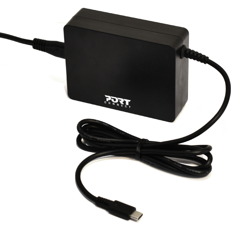 900098_wr_01 Port Connect 90W USB-C Notebook Adapter
