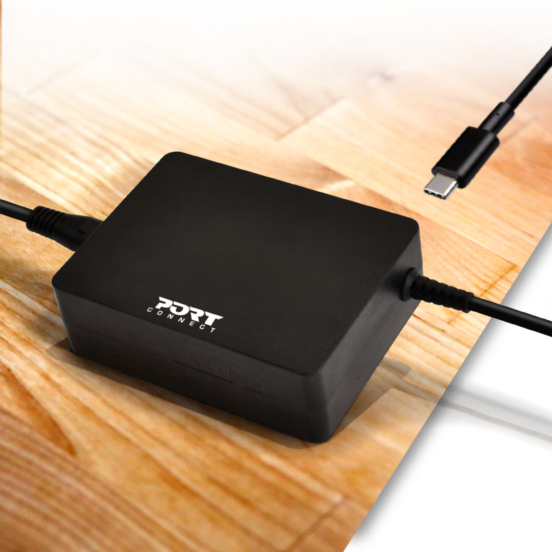 900098_wr_04 Port Connect 90W USB-C Notebook Adapter