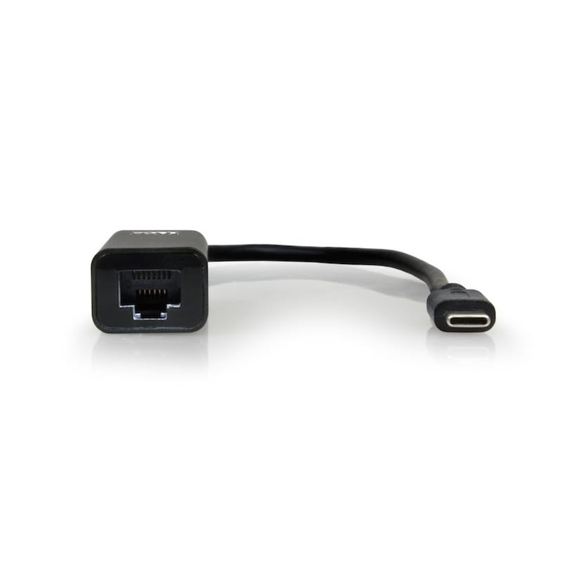 900126_wr_03 Port USB Type-C to RJ45 5Gbps 30cm Adapter - Black