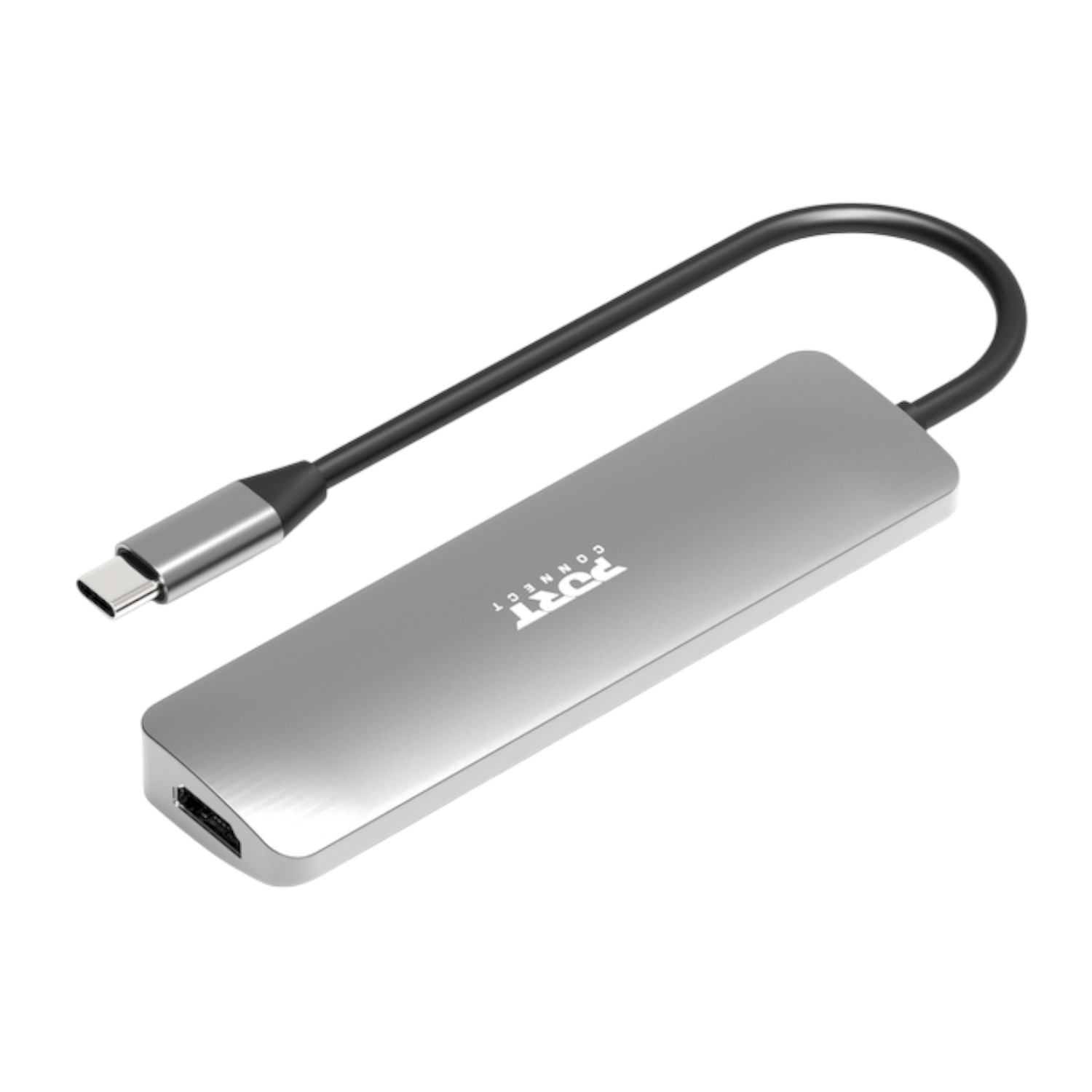 900162_Port-Connect-5-in-1-USB-Type-C-4K-Docking-Station-Grey_wr_03a Port Connect 5-in-1 USB Type-C 4K Docking Station