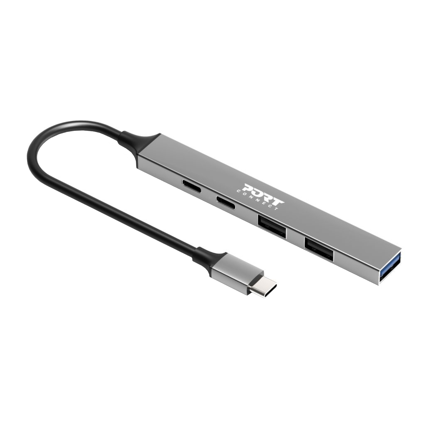 900163_Port-USB-Type-C-Hub-4-x-USB-1-x-Charging-Port_wr_01a Port USB Type-C Hub 4 x USB + 1 x Charging Port