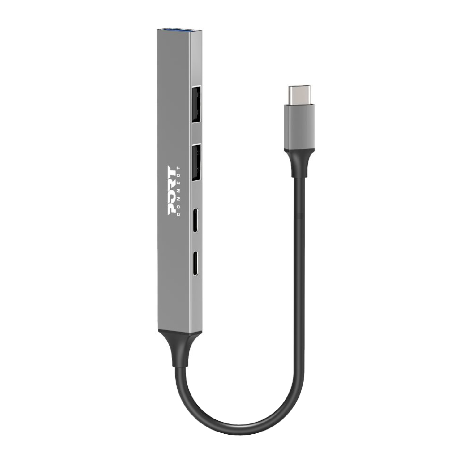 900163_Port-USB-Type-C-Hub-4-x-USB-1-x-Charging-Port_wr_02a Port USB Type-C Hub 4 x USB + 1 x Charging Port