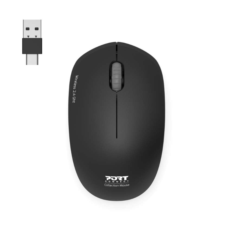 900540_wr_01 Port Connect MOUSE COLLECTION II WIRELESS Graphite