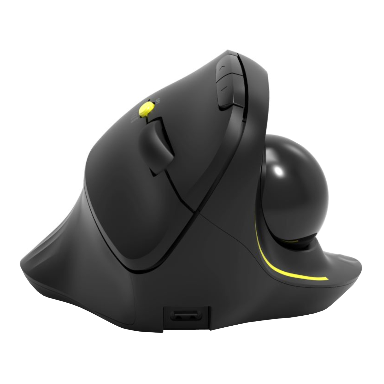900716_Port-Connect-Wireless-Rechargeable-Executive-Bluetooth-Mouse-Black_wr_05 Port Connect Bluetooth + Wireless Rechargeable Ergonomic Trackball Mouse