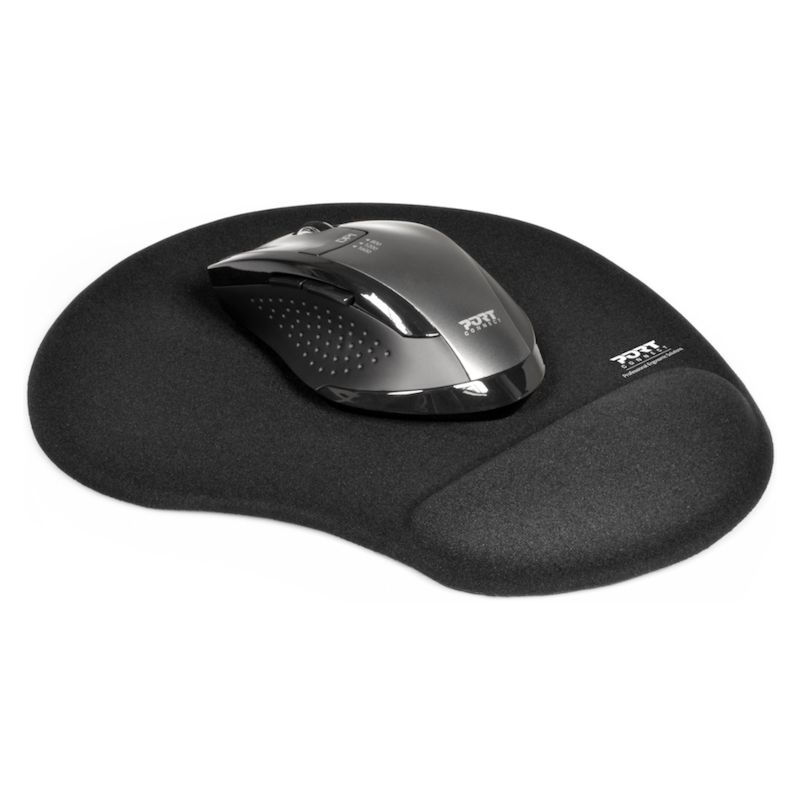 900717_wr_03 Port Ergonomic Gel Mouse Pad - Black