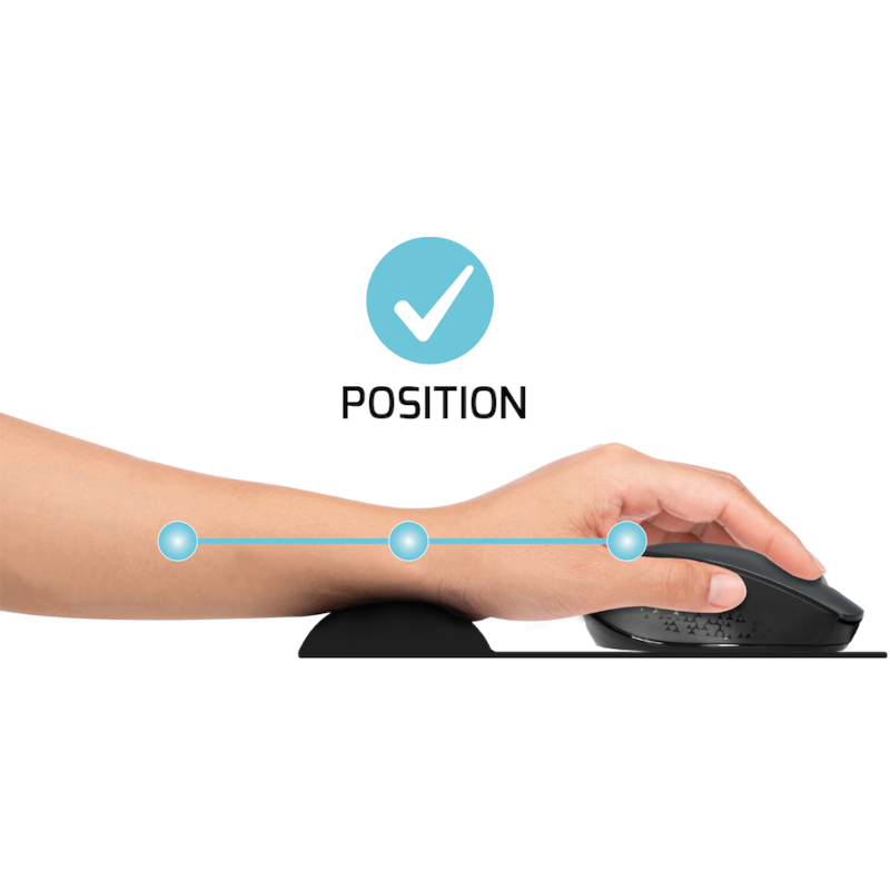 900717_wr_04 Port Ergonomic Gel Mouse Pad - Black