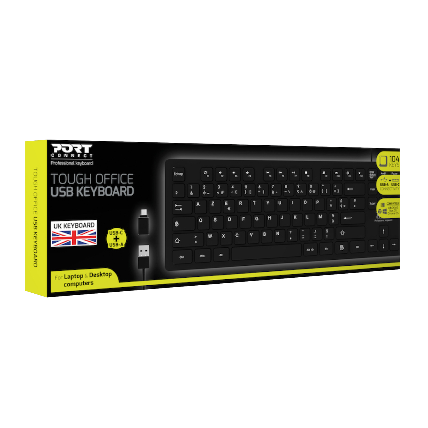 900752-US_Port-Connect-Office-Tough-USB-Keyboard_wr_05 Port Connect Tough Office USB Keyboard - Black