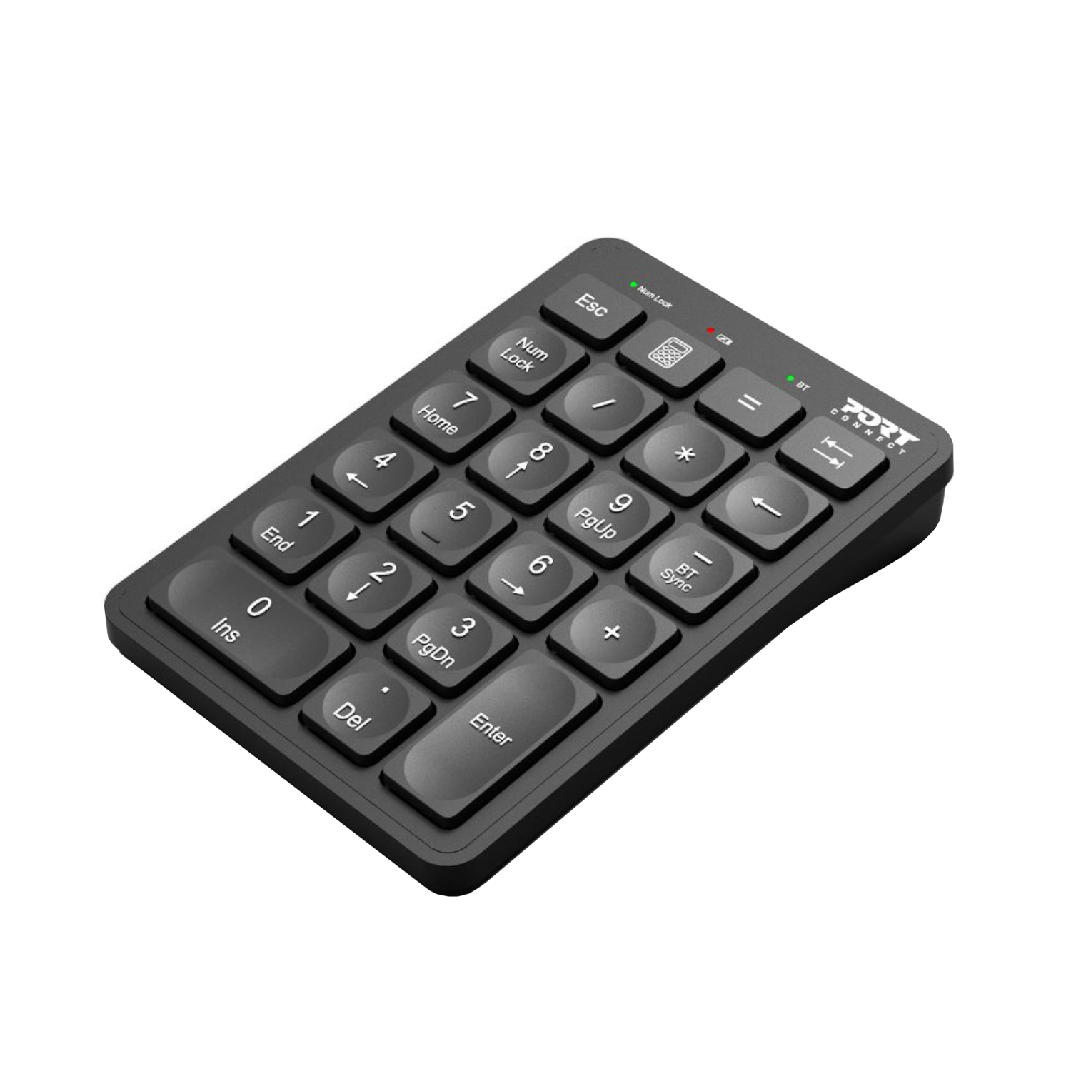 900802_Port-Connect-Bluetooth-Rechargeable-Keypad-Black_wr_02 Port Connect Bluetooth Rechargeable Keypad