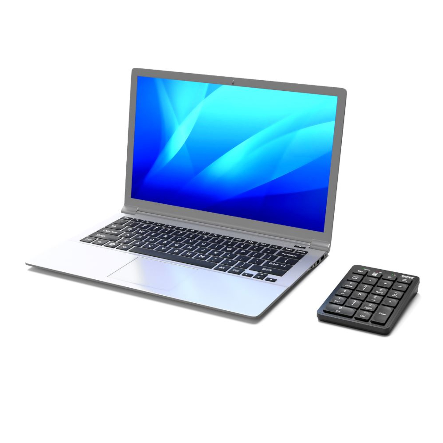 900802_Port-Connect-Bluetooth-Rechargeable-Keypad-Black_wr_04 Port Connect Bluetooth Rechargeable Keypad