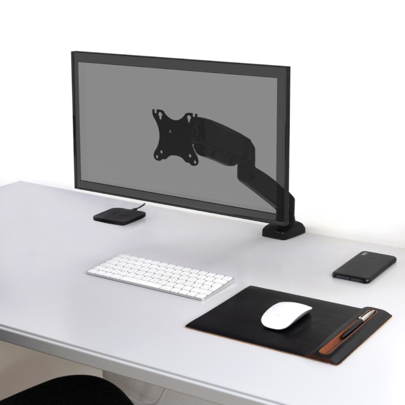901104_wr_05 PORT Monitor Arm VESA Single Screen - Black