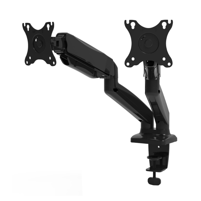 901105_wr_01 PORT Monitor Arm VESA Dual Screen - Black