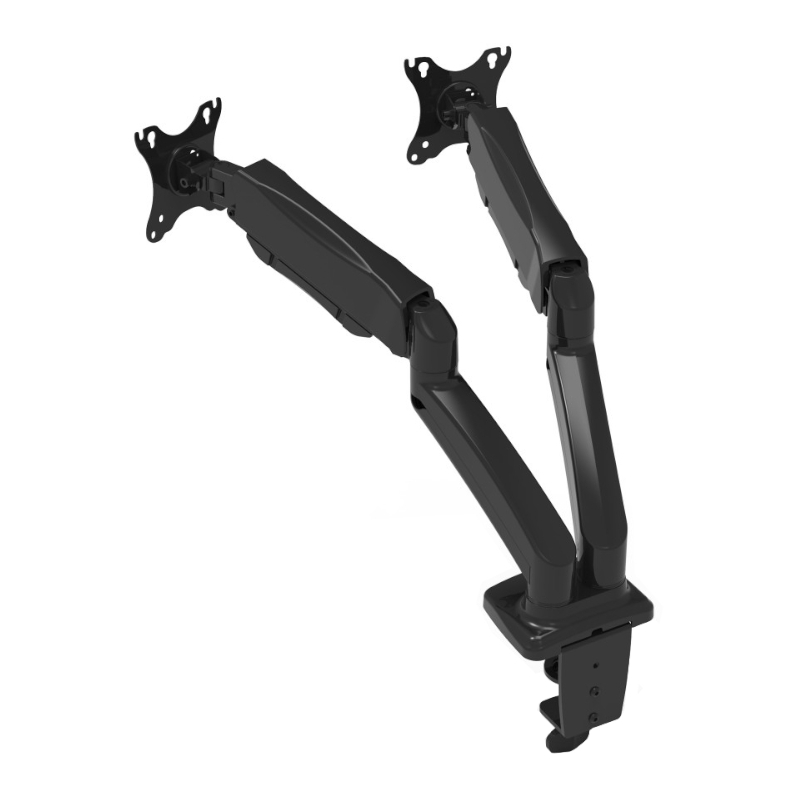 901105_wr_02 PORT Monitor Arm VESA Dual Screen - Black