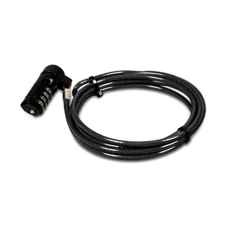 901209_wr_01 Port Connect 1.8m T-Bar Combination Cable Lock