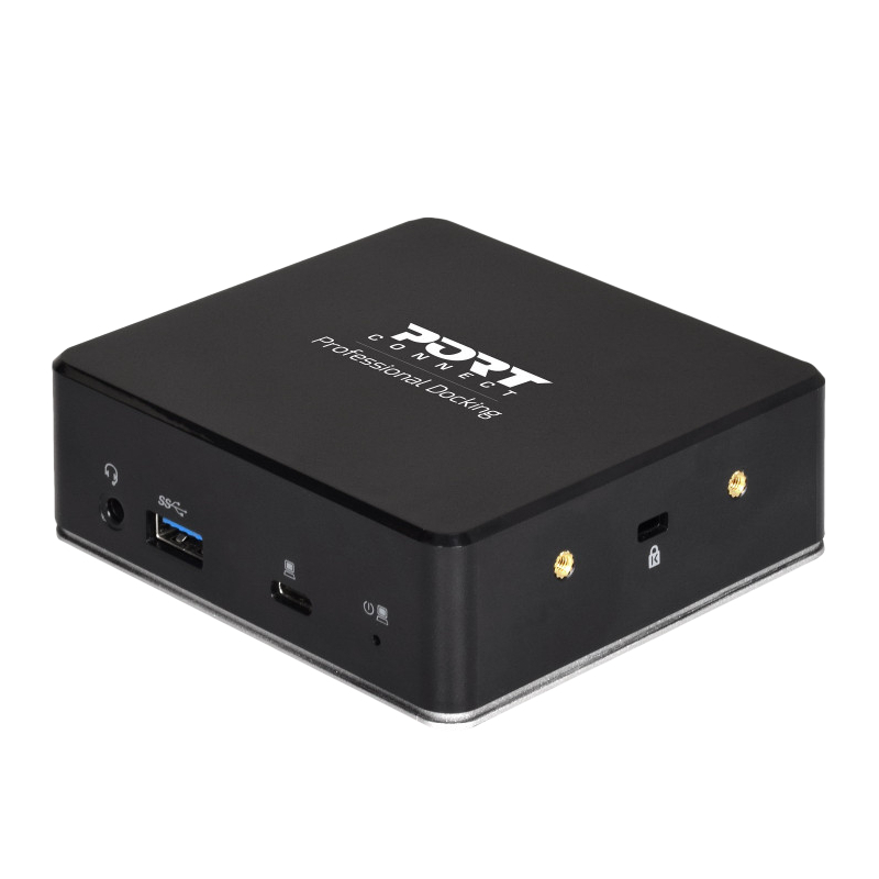 901908_wr_01b Port USB Type-C to 1 x RJ45|2 x USB3.1 Gen1|2 x HDMI|1 x Type-C|1 x USB3.1 Gen1 | Apple Charging 2.4A|1 x Aux Dock - Black