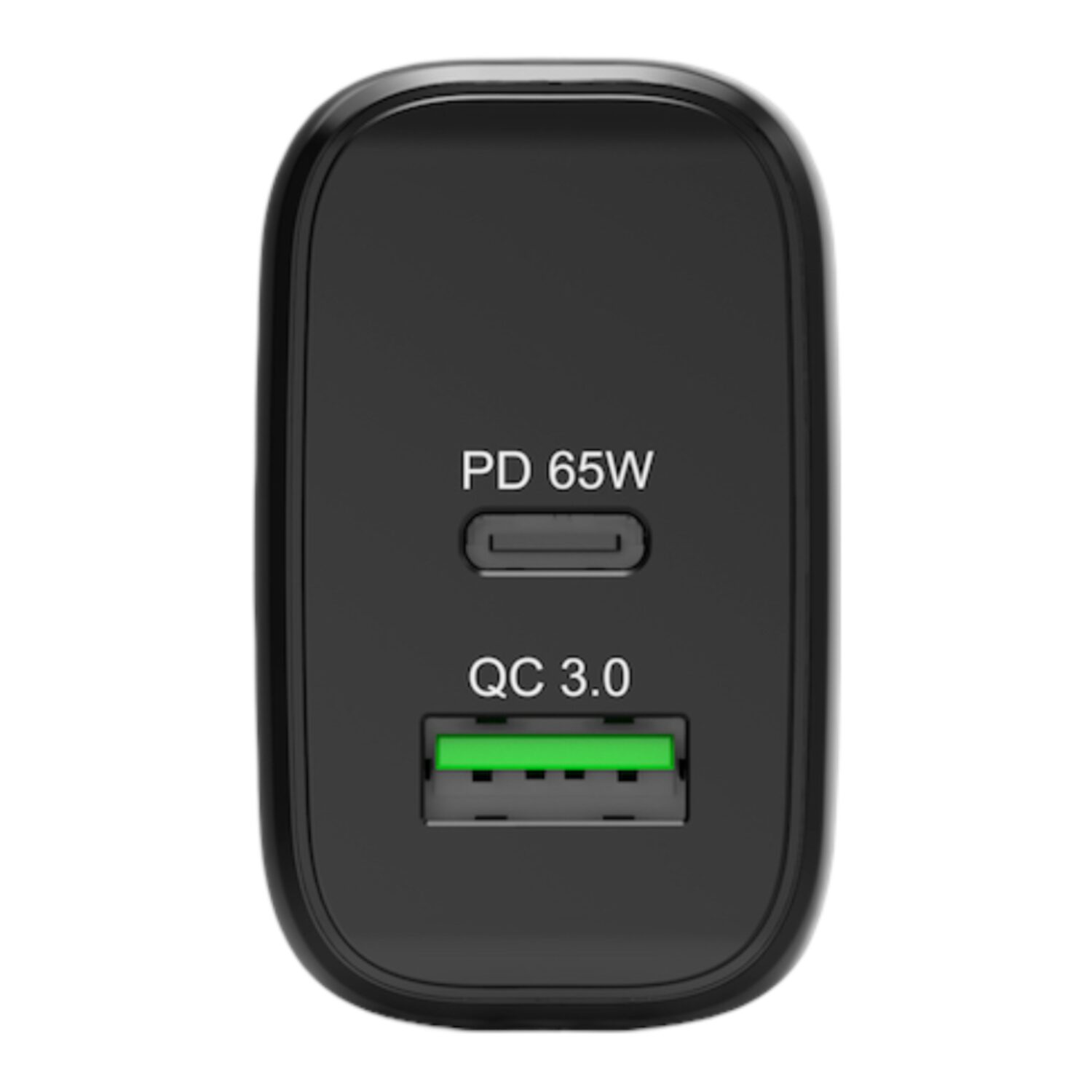 902104EU-WR-04 Port Connect 65W GaN Type-C and USB-A Fast Charger