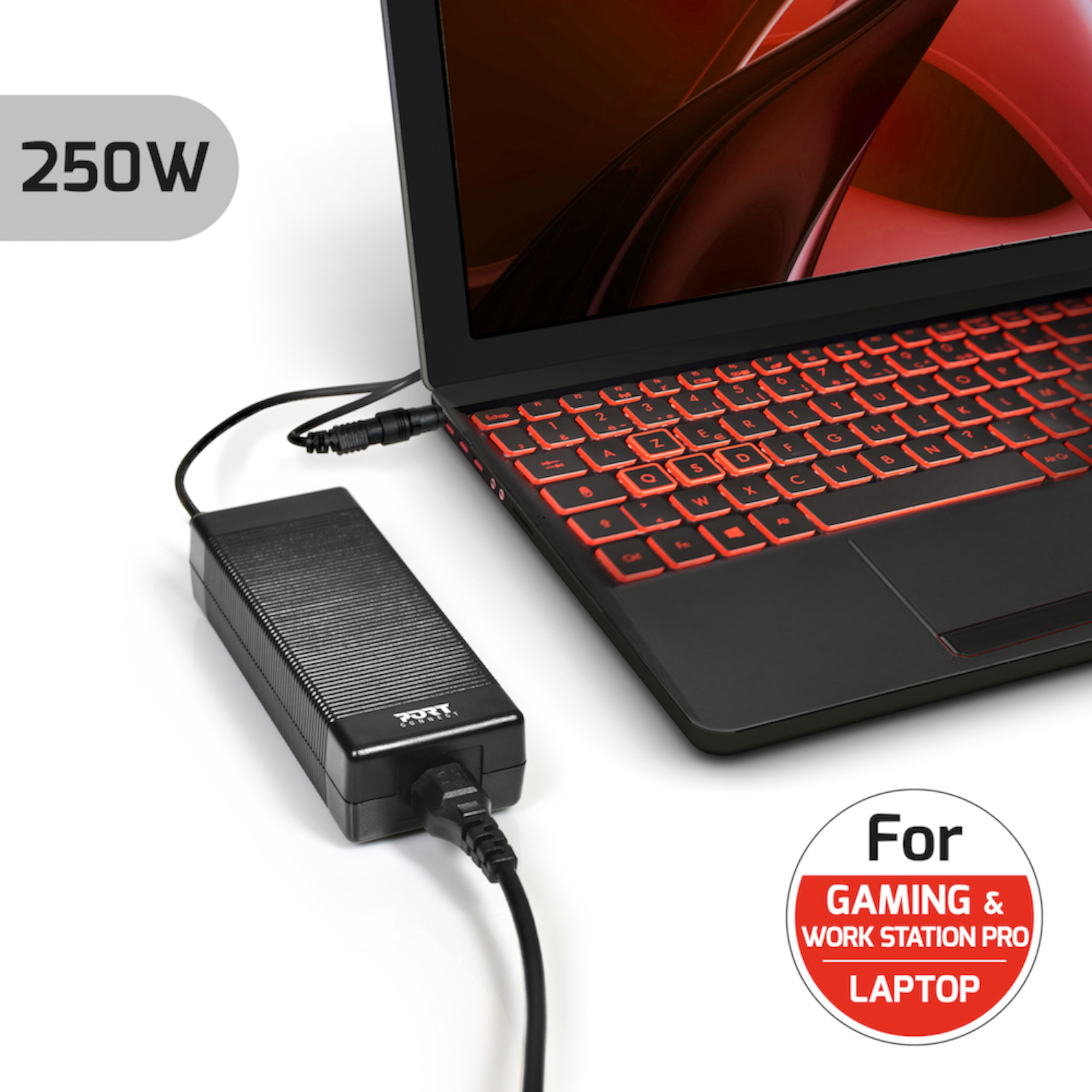904001EU_PORT-CONNECT-UNI-GAME-WORKSTATION-PS-250_wr_03 Port Connect 250W Universal Power Supply