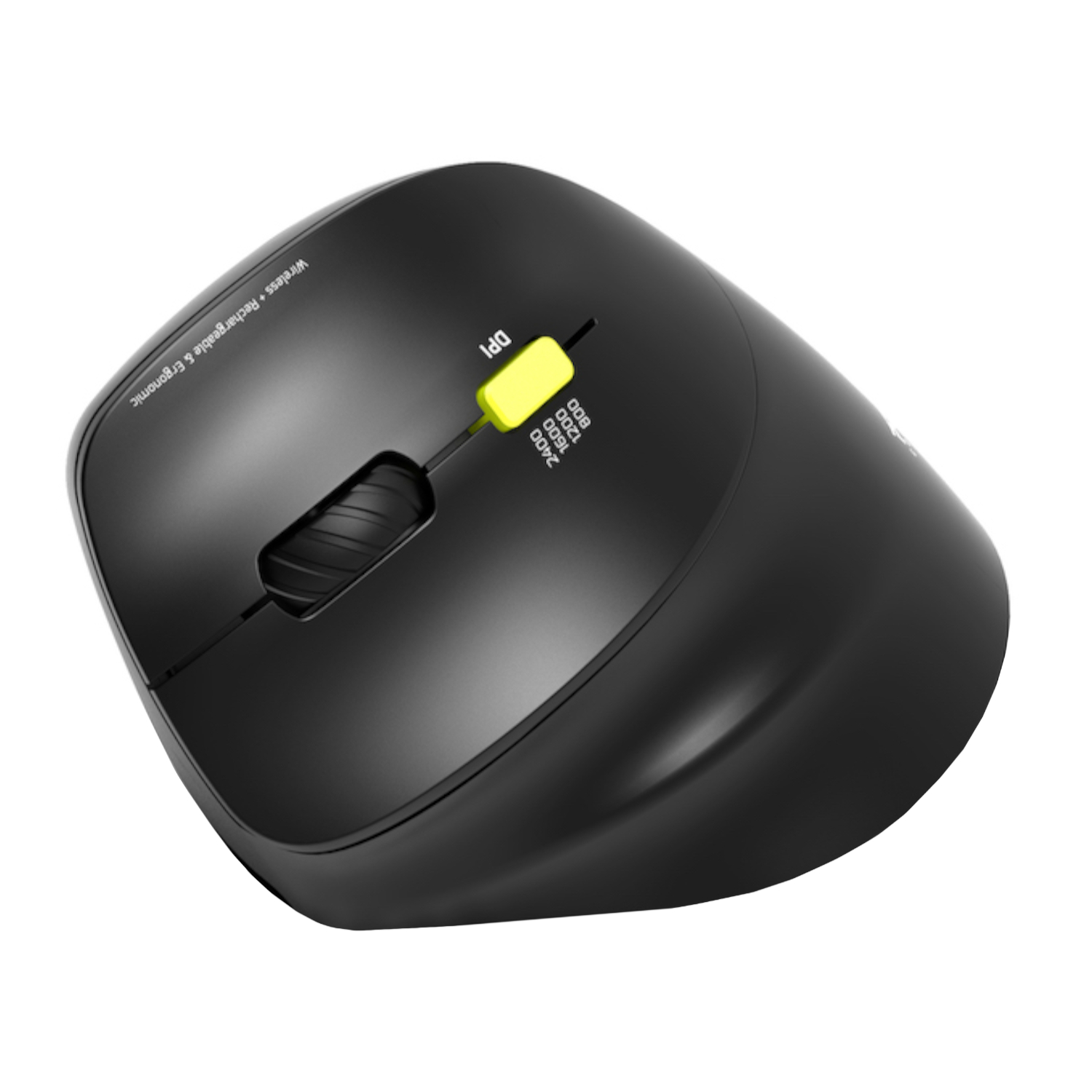 910008_PORT-MOUSE-ERGO-RECHARGEABLE-BT-LEFT_wr_07 Port Connect Ergo Shape Rechargeable Wireless Mouse