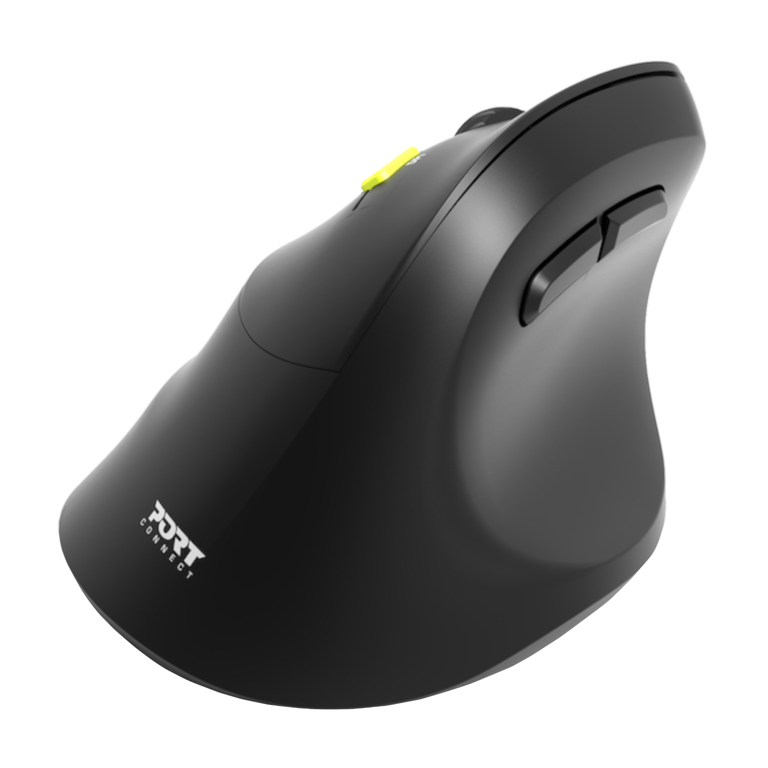910008_PORT-MOUSE-ERGO-RECHARGEABLE-BT-LEFT_wr_10 Port Connect Ergo Shape Rechargeable Wireless Mouse