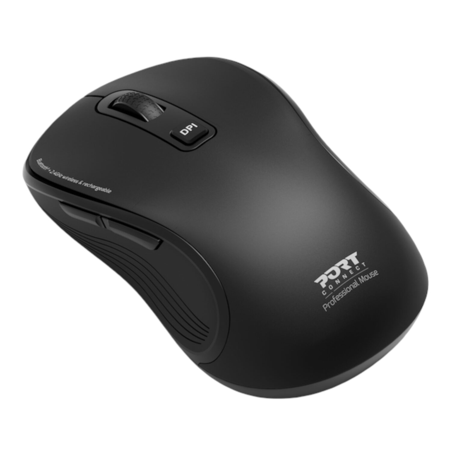 910010-WR-03 Port Connect Essential Bluetooth Wireless Rechargeable Mouse