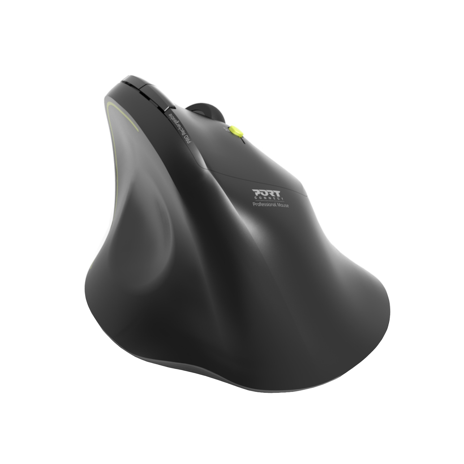 910200_PORT-MOUSE-ERGONOMIC-REACHARGE-BT-ERGO-B_wr_09 Port Connect 2.4GHz Wireless ERGO SOFT Bluetooth Rechargeable Mouse